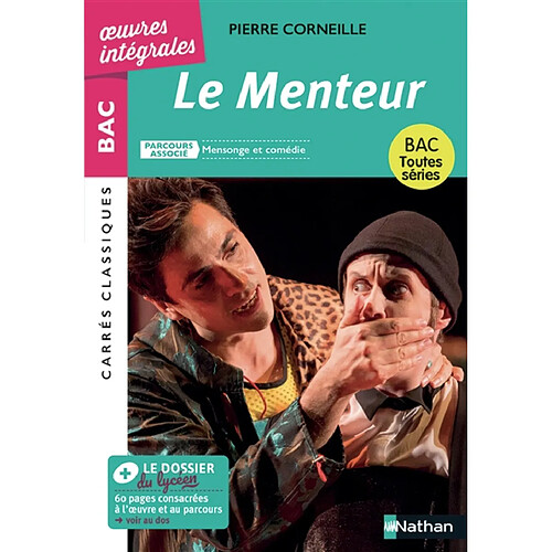 Le menteur : parcours associé Mensonge et comédie : bac toutes séries · Occasion