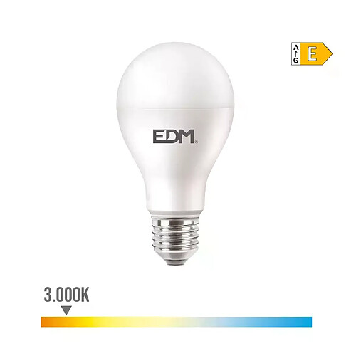 Edm Ampoule LED 15W 1900lm (120W) 240° - Blanc Chaud 3000K