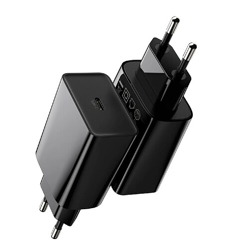 Chargeur USB-C Noir 20W pour Samsung S21 / S22 / PLUS / ULTRA Little Boutik®