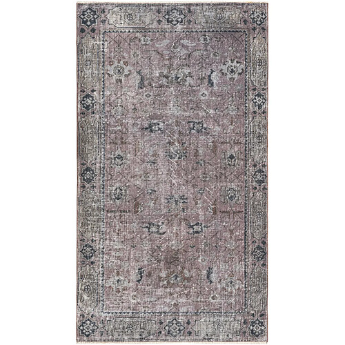 Vidal Tapis de laine 221x122 gris Ultra Vintage