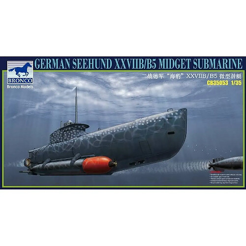 Bronco Models Maquette Bateau German Seehund Type Xxviib/b5 Midget Submarine