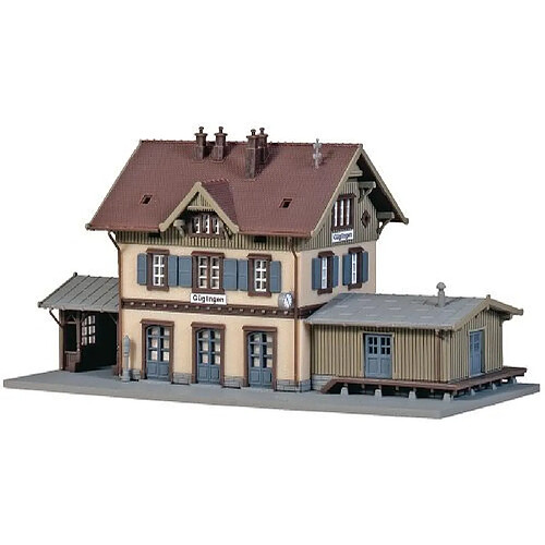 Faller 282707 Guglingen Station with Shed Z Scale Building Kit