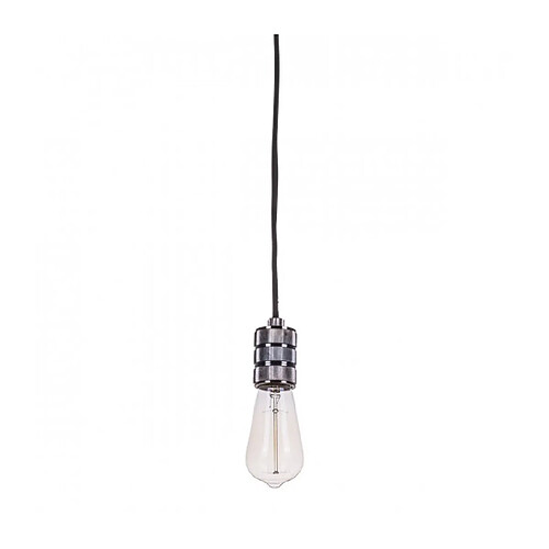 Luminaire Center Douille suspendue moderne Millenia Noir en alu