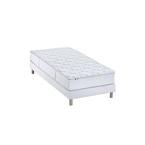 Idliterie Ensemble Matelas Ressorts + Mémoire de forme ODYSSEE + Sommier - Made in France