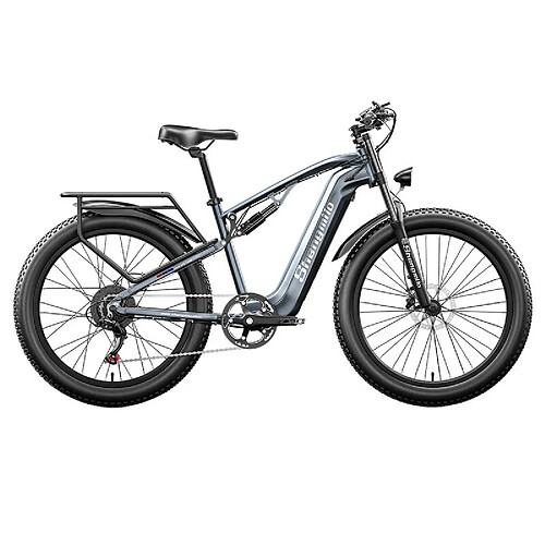 Vélo électrique de montagne Shengmilo MX05 26 pouces gros pneus 500 W moteur Bafang 42 km/h vitesse