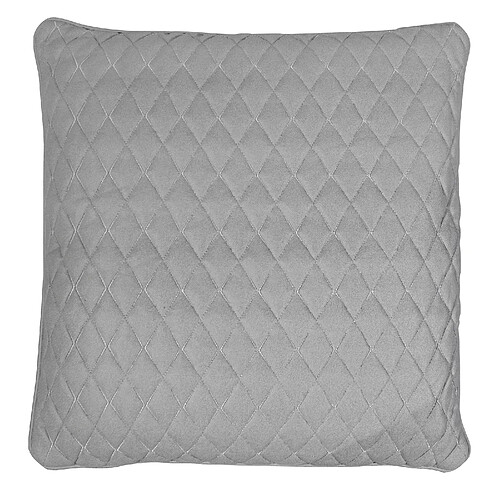 Coussin Matelassé Losanges Gris Vik Kuatéh 60x60 cm