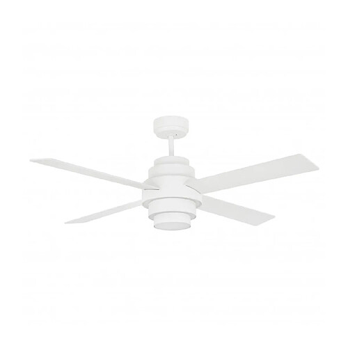 faro Ventilateur de plafond avec lumière blanc Disc Fan