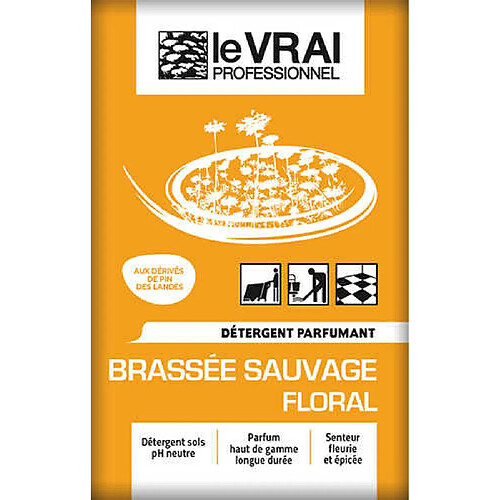 Le vrai brassee sauvage nettoyant desodorisant dosettes 125*16ml - ACT 4280 - Entretien des sols - le vrai actionpin