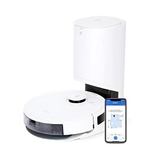 Ecovacs Deebot N8 Pro Care Aspirateur Robot 2.5L 67dB Autonomie Max 110 Min Blanc