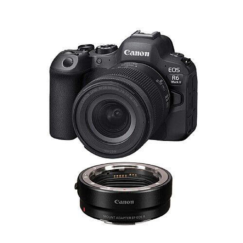 Kit Canon EOS R6 II RF 24-105mm IS STM+ Adaptateur de monture EF-EOS R