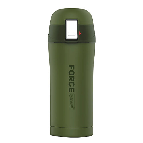 Force thermo mug mug à café thermos flask isolé en acier inoxydable pour boissons chaudes ou froides (300ml, vert)