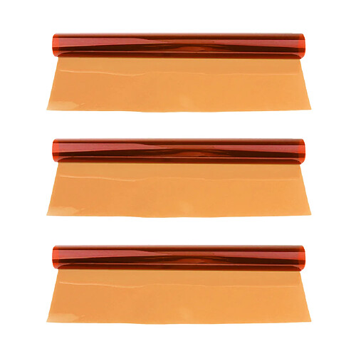 40 * 50cm 15.7 * 19.7 "filtre de Couleur de Papier Gels pour L'éclairage de La Scène Rousse 3x