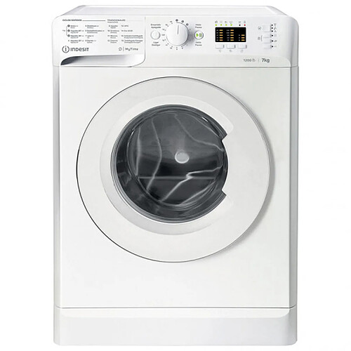 Machine à laver Indesit MTWA71252WSPT 59,5 cm 1200 rpm 7 kg