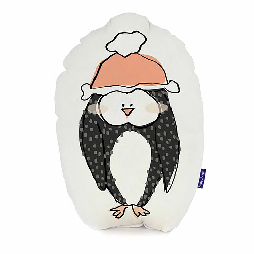 Happy Friday Coussin HappyFriday Moshi Moshi Multicouleur Pingouin 40 x 30 cm