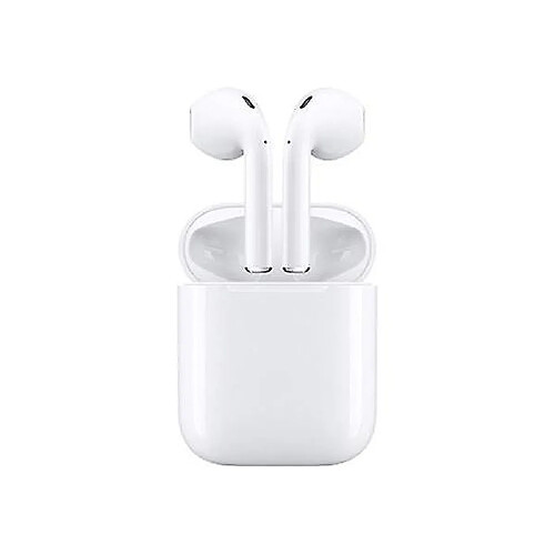 Universal Casque Bluetooth intra-auriculaire sans fil I12 - blanc