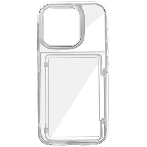 Forcell Coque pour iPhone 15 Pro Max Antichoc Rigide Bords Surélevés Transparent