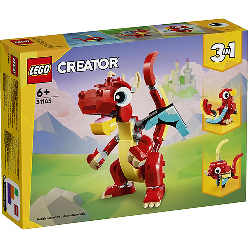 31145 Le dragon rouge LEGO® Creator