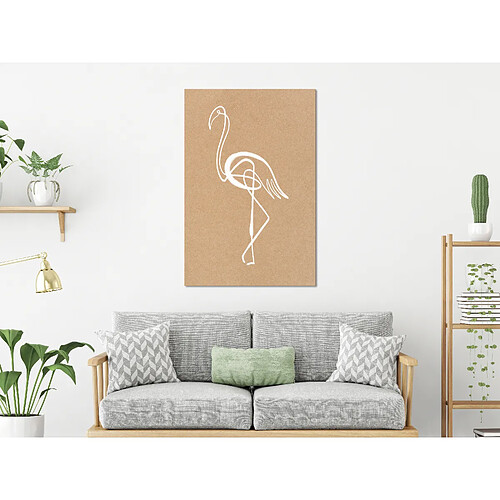 Artgeist Tableau - White Flamingo (1 Part) Vertical [60x90]