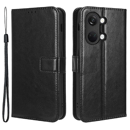 Htdmobiles Housse pour OnePlus Nord 3 5G - etui coque pochette portefeuille + verre trempe - NOIR