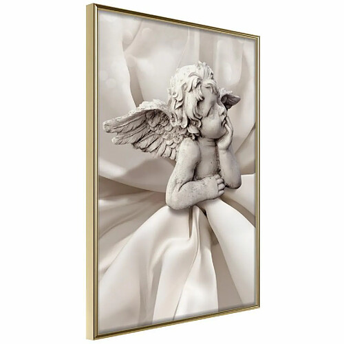 Paris Prix Affiche Murale Encadrée Little Angel 40 x 60 cm Or