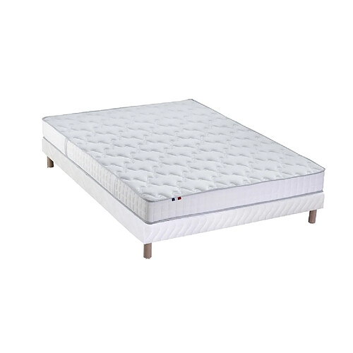 Idliterie Ensemble Matelas 100% latex 3 zones PURE + Sommier - Fabriqué en France