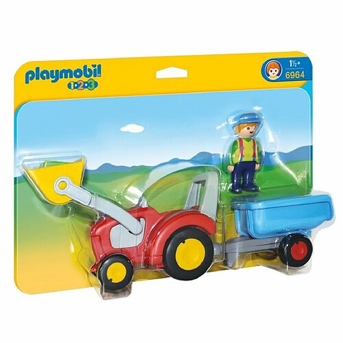 Playmobil® Fermier avec tracteur et remorque