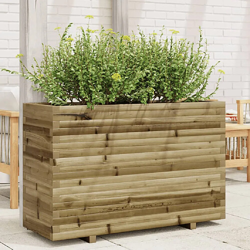 vidaXL Jardinière 110x40x72 cm bois de pin imprégné