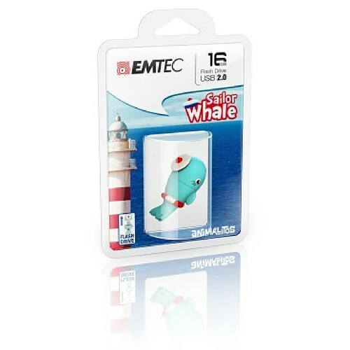 Emtec Sailor Whale lecteur USB flash 16 Go USB Type-A 2.0 Bleu