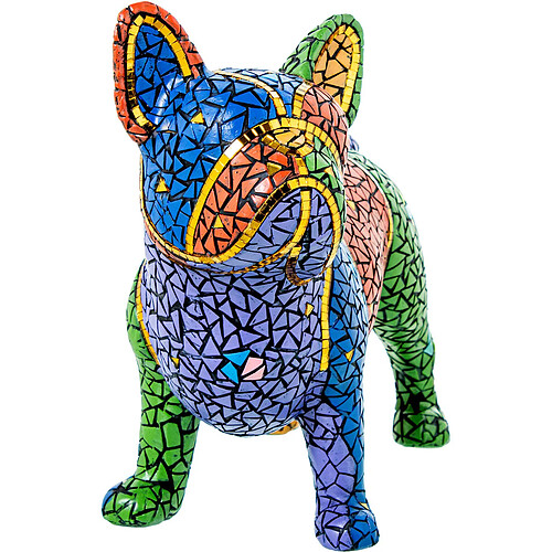 Figurine Décorative Alexandra House Living Multicouleur Plastique Chien 34 X 15 X 27 CM