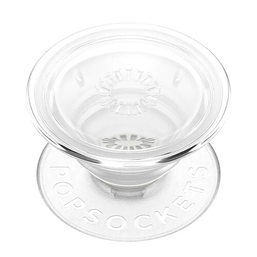 Popsockets PopGrip pour Smartphone, Bague et Support Universel Transparent