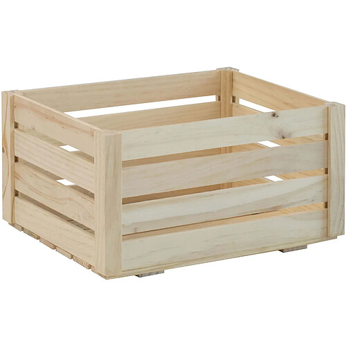 Astigarraga Caisse de rangement en pin massif Home box Moyenne.