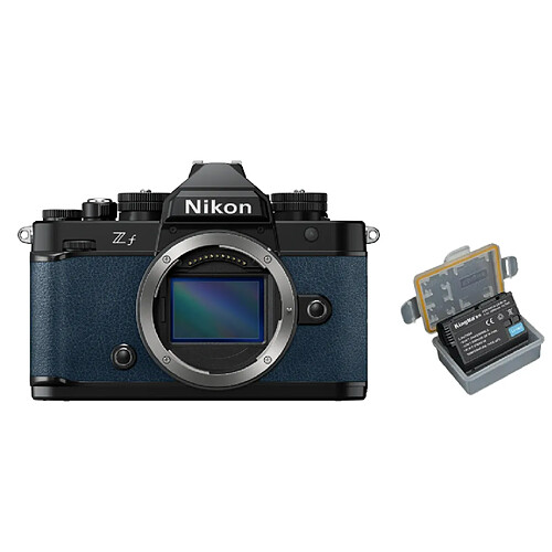 Nikon Z f Body Black+film protecteur bleu+Kingma 240mAh Battery w/ Case (Nikon EN-EL15)