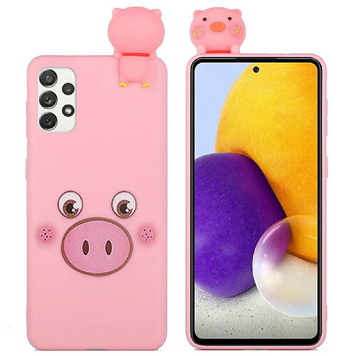 Coque en TPU antichoc, anti-rayures, motif mini poupée cochon rose pour votre Samsung Galaxy A33 5G