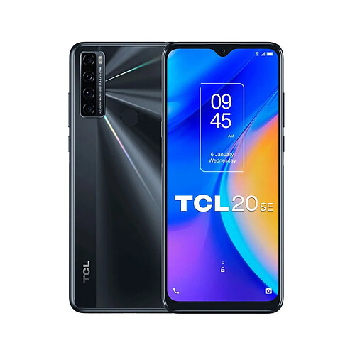 TCL 20 SE 4 Go / 64 Go Noir (Nuit Black) Double SIM T671H