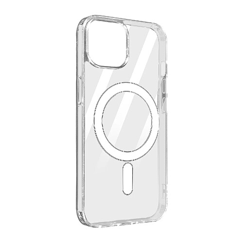 Avizar Coque pour MagSafe pour iPhone 12 et 12 Pro Cercle magnétique Rigide Transparent