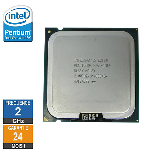 Processeur Intel Pentium D E2180 2GHz SLA8Y LGA775 1Mo · Reconditionné