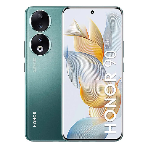 Honor 90 5G 8 Go/256 Go Vert Émeraude (Emerald Green) Double SIM