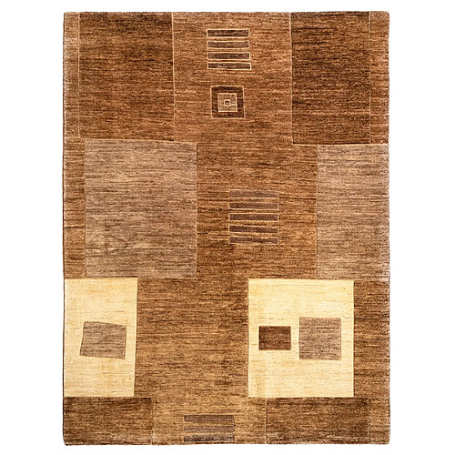 Vidal Tapis de laine 232x176 brun Juma