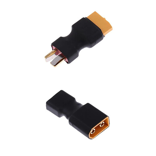 Connecteur XT60 Femelle à Mâle et Mâle à Femelle Adaptateur T-Plug (Style Deans)