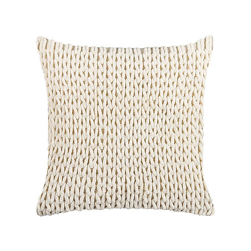 Beliani Coussin OXALIS 45 x 45 cm Unicolore Beige