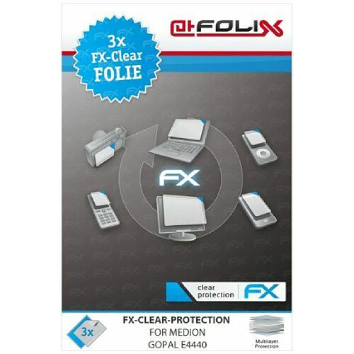 atFoliX FX-Clear Film de protection d'écran pour Medion GoPal E4440