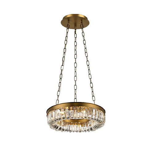 Luminaire Center Suspension Special Laiton marron