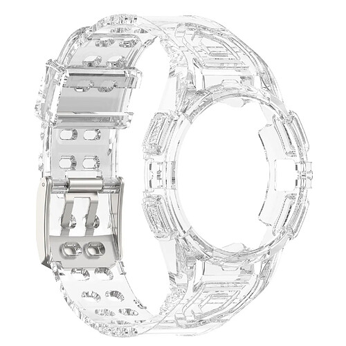 Bracelet de montre 44 mm Blanc transparent pour Samsung Galaxy Watch4