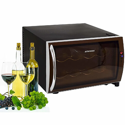 Syntrox Germany mini-bar réfrigérateur horizontal a vin silencieux de 25 litres