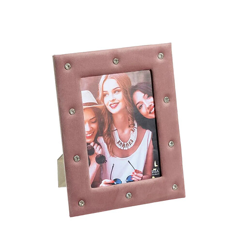 BigBuy Home Cadre photo Rose Carton 13 x 18 cm 19,3 X 1 X 24,3 CM