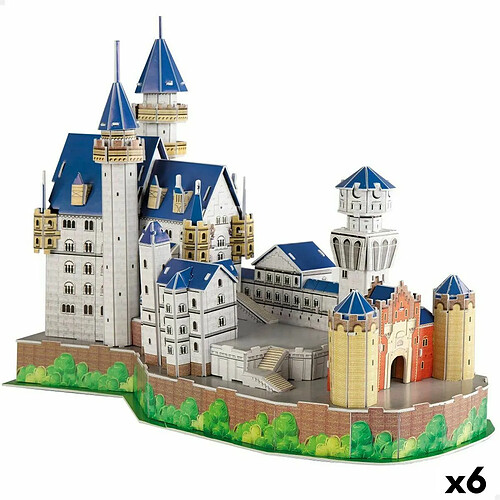 Color Baby Puzzle 3D Colorbaby New Swan Castle 95 Pièces 43,5 x 33 x 18,5 cm (6 Unités)