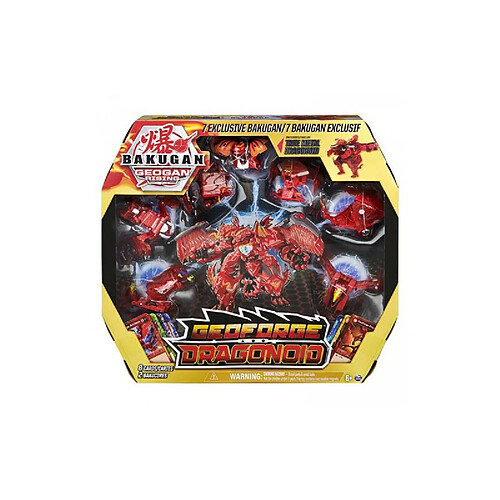 Set De Jeu Bakugan Petite Figurine Geogan Rising Geoforge Dragonoid