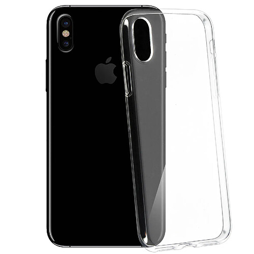 Avizar Coque iPhone X / XS Protection silicone gel transparente ultra-fine