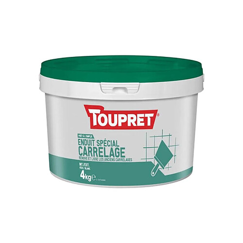 Enduit spécial carrelage TOUPRET - 4Kg - BCEUNIP04