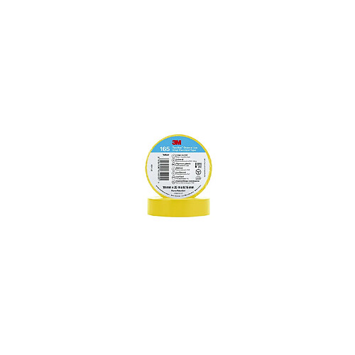 Ledkia Ruban Adhésif Temflex™ 165 PVC 19mm x 20m 3M 7100184800 Jaune